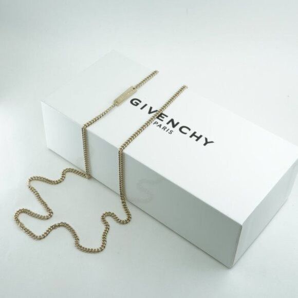 💯 NEW GIVENCHY GV 7183/S 0J5G 9O GOLD/GREY UNISEX SUNGLASSES WITH CHAIN - Picture 4 of 14